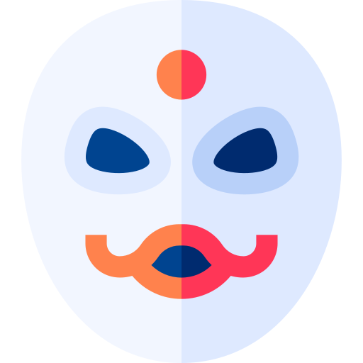 maske Basic Straight Flat icon