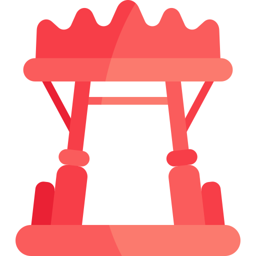 거대한 스윙 Kawaii Flat icon