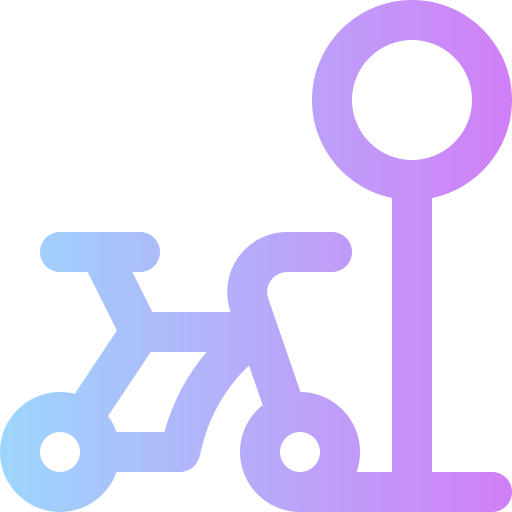 Парковка для велосипедов Super Basic Rounded Gradient иконка