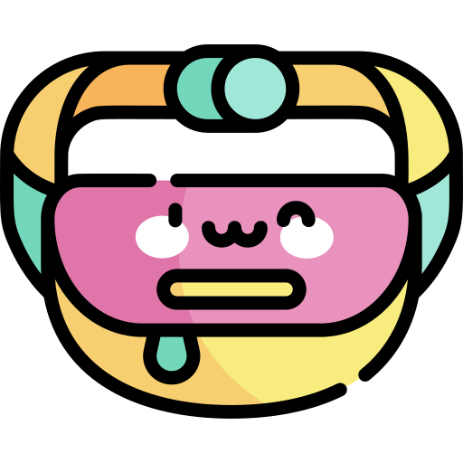 Fanny pack Kawaii Lineal color icon