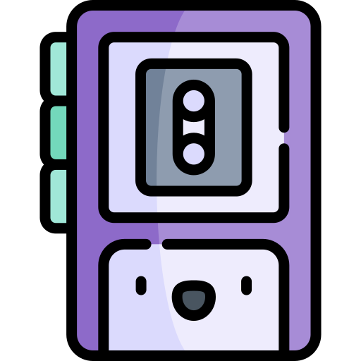 Tape recorder Kawaii Lineal color icon