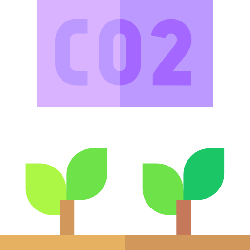 CO2 Basic Straight Flat icon