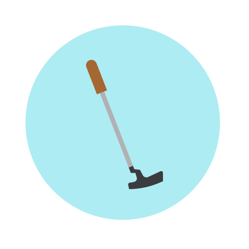golfstok Generic Flat icoon