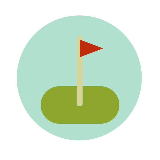 Golf field Generic Flat icon