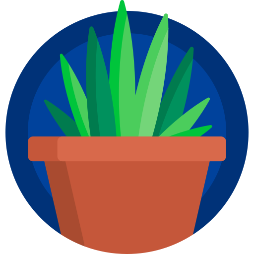 Grass Detailed Flat Circular Flat icon