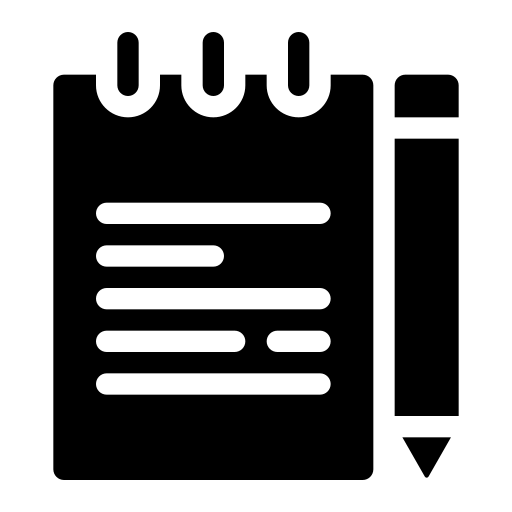 carnet Generic Glyph Icône