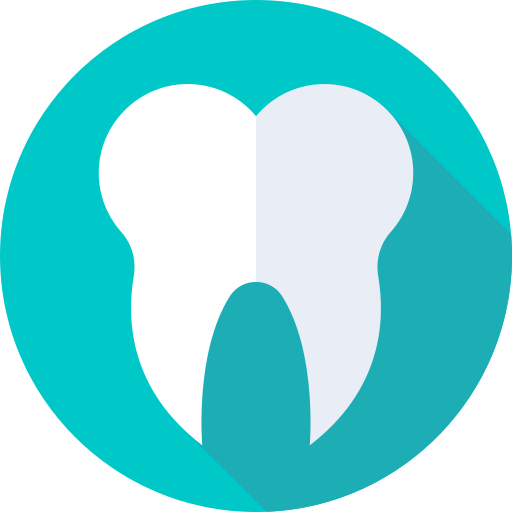 tooth Flat Circular Flat icon