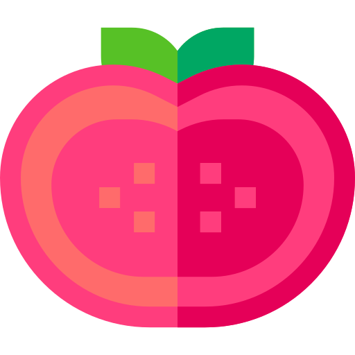 Tomato Basic Straight Flat icon