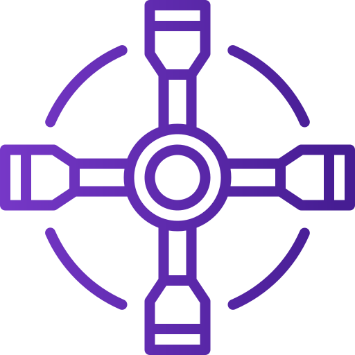 Llave de cruz Generic Gradient icono