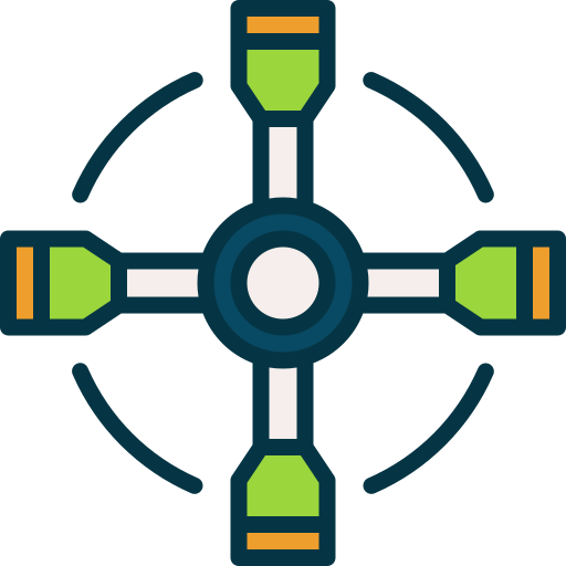 Llave de cruz Generic Outline Color icono