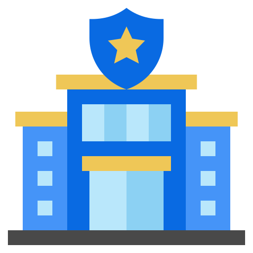 polizeistation Generic Flat icon