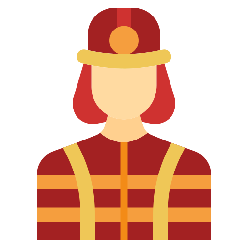 Пожарный Generic Flat иконка