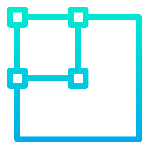 wyrównaj do lewej Kiranshastry Gradient ikona