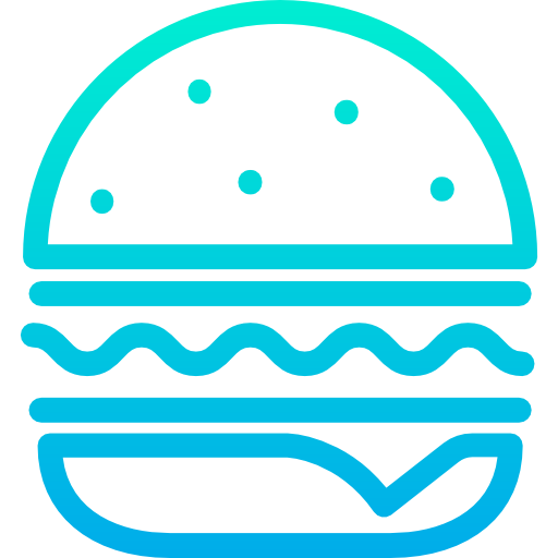 バーガー Kiranshastry Gradient icon