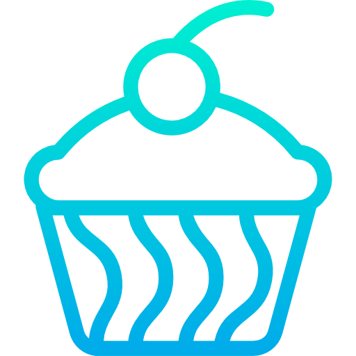 컵케익 Kiranshastry Gradient icon