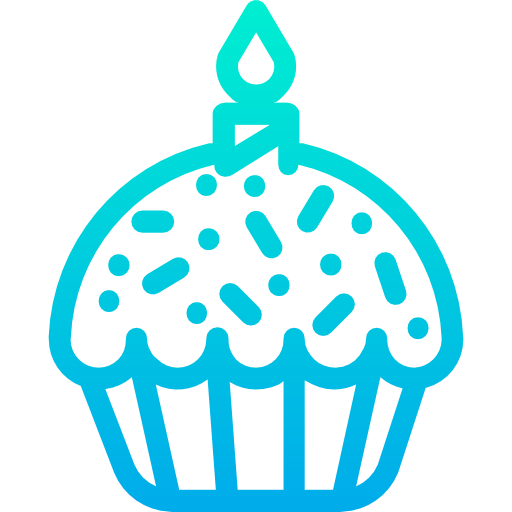 Muffin Kiranshastry Gradient icon