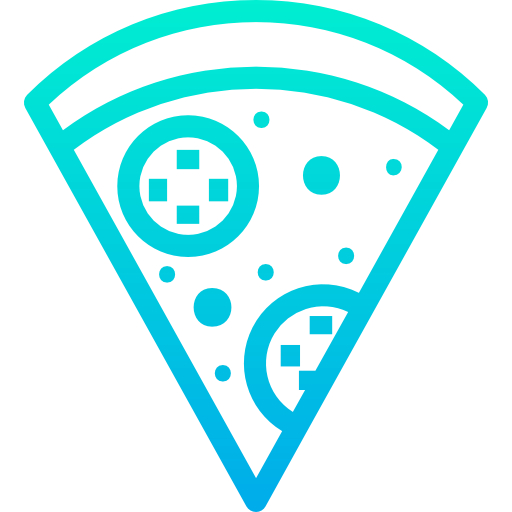 피자 Kiranshastry Gradient icon