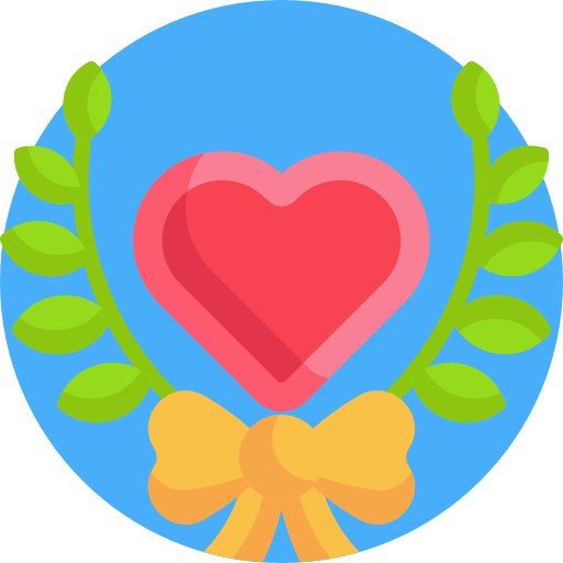 caridad Detailed Flat Circular Flat icono