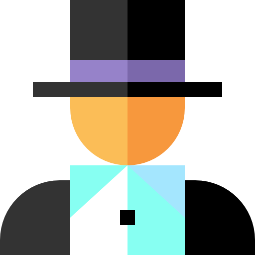 Magician Basic Straight Flat icon