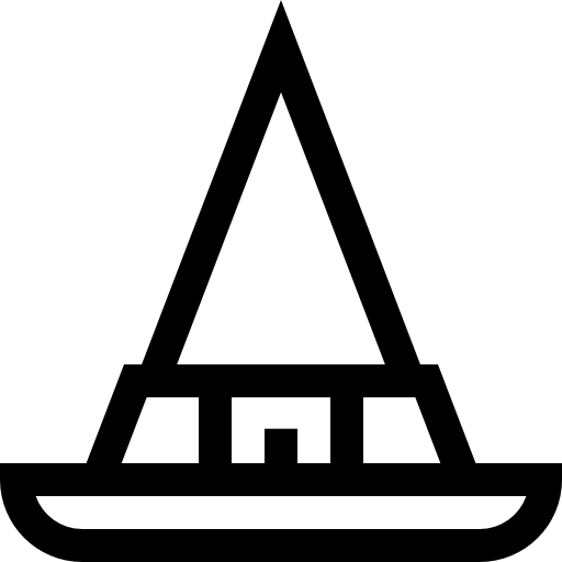 bruja Basic Straight Lineal icono