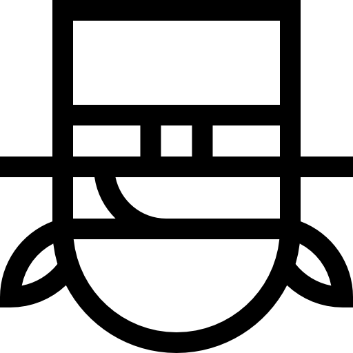 mago Basic Straight Lineal icono