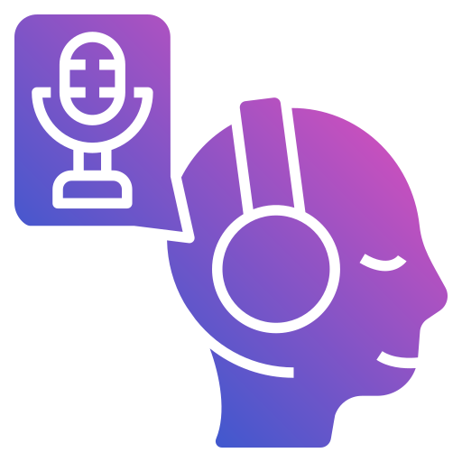 聞いている Generic Flat Gradient icon