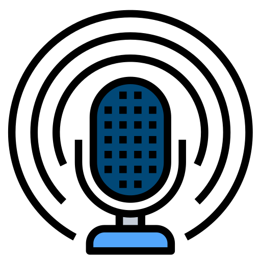 Broadcast Generic Outline Color icon