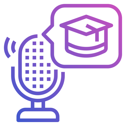 Education podcast Generic Gradient Ícone