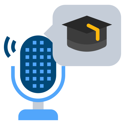 Education podcast Generic Flat icono