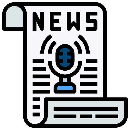 News podcast Generic Outline Color Ícone