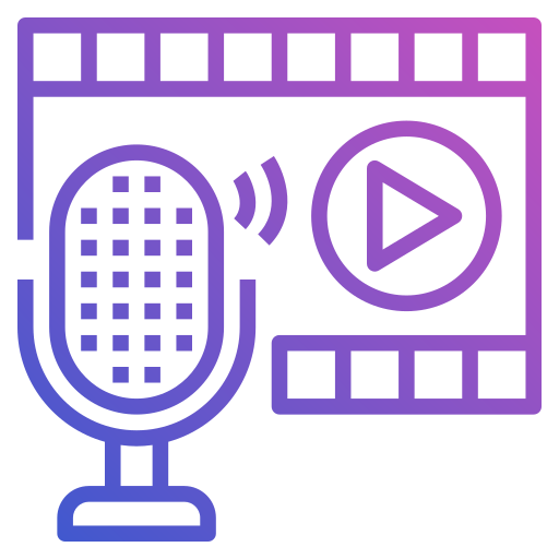 Movies podcast Generic Gradient icono