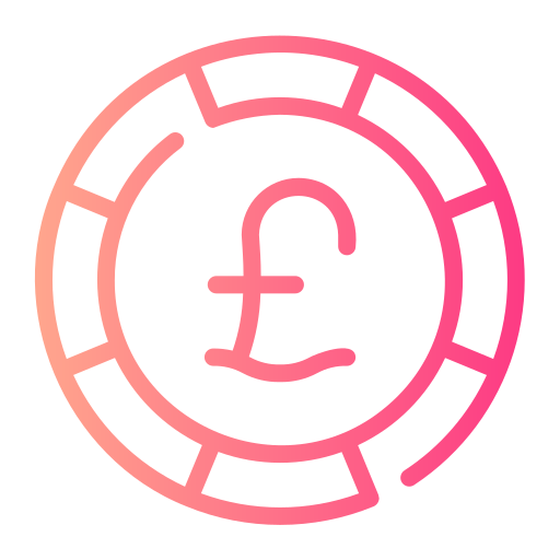 Pound Sterling  Generic Gradient icon