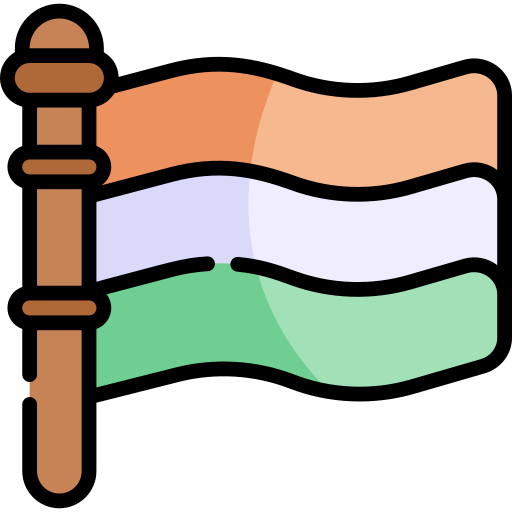 インド Kawaii Lineal color icon