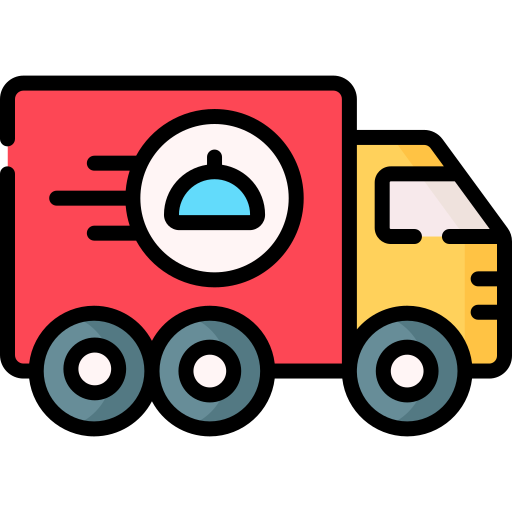 camion de livraison Special Lineal color Icône