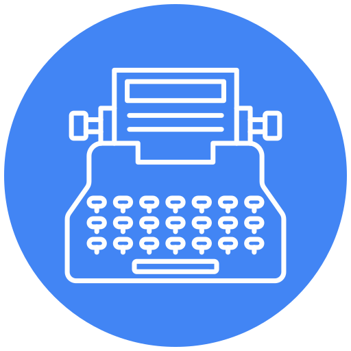 タイプライター Generic Flat icon