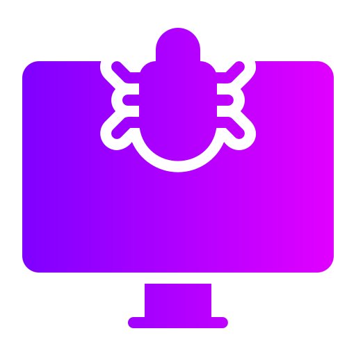 software malicioso Generic Flat Gradient icono
