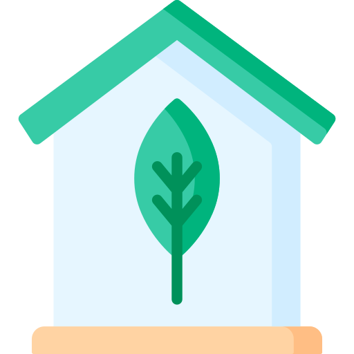 zielony dom Special Flat ikona