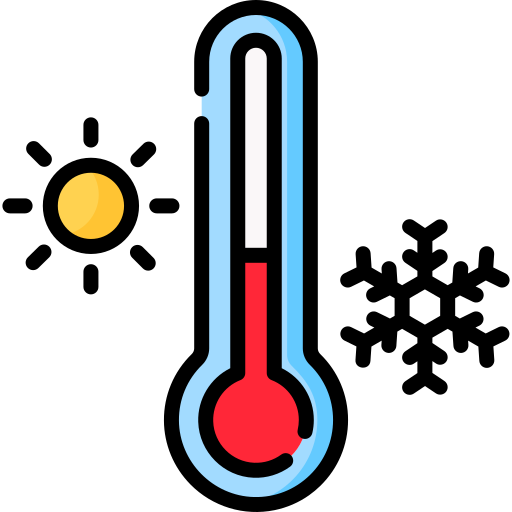 temperatuur Special Lineal color icoon