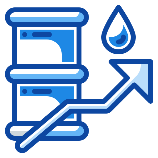 Нефтяная бочка Generic Blue иконка