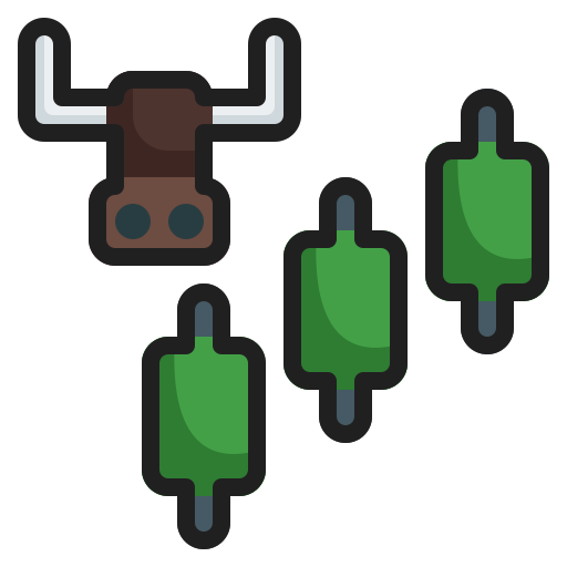 Bull market Generic Outline Color icon