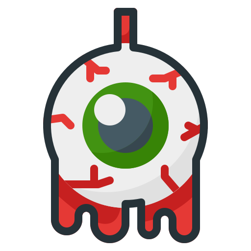 Eyeball Generic Outline Color icon