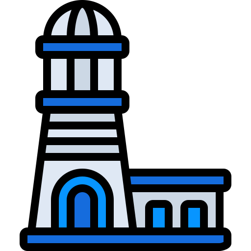 Lighthouse Generic Outline Color icon