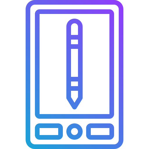 tablet graficzny Generic Gradient ikona