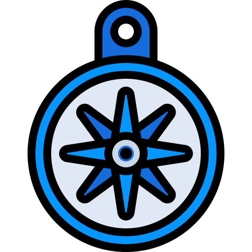 kompas Generic Outline Color ikona