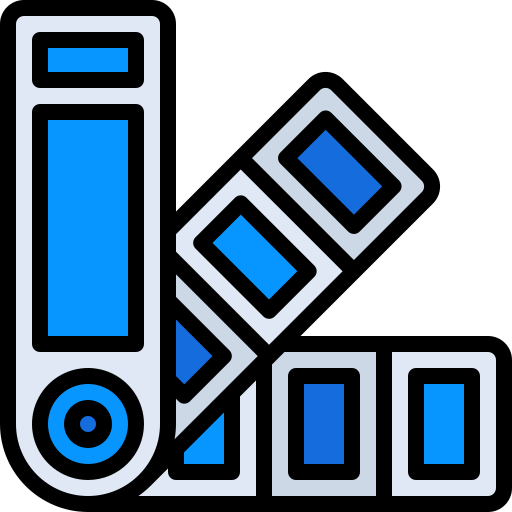 farbmuster Generic Outline Color icon