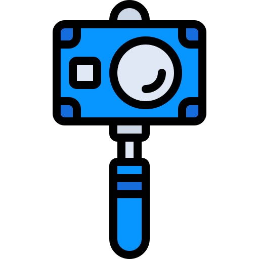 caméra d'action Generic Outline Color Icône