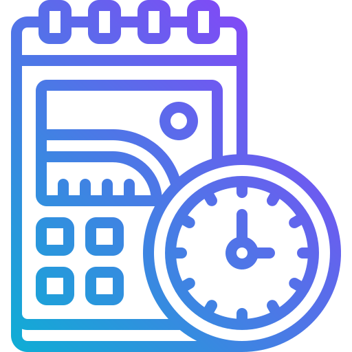 カレンダー Generic Gradient icon