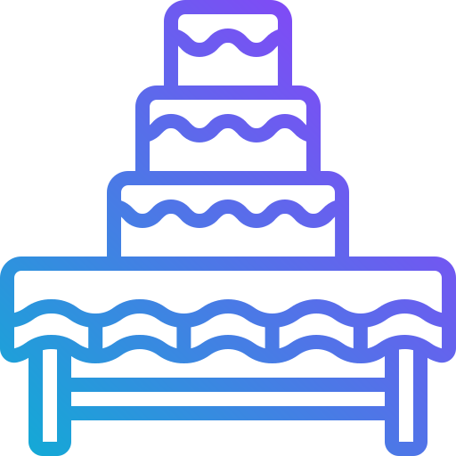 Торт на день рождения Generic Gradient иконка
