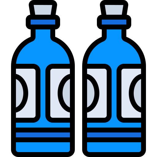Бутылка Generic Outline Color иконка