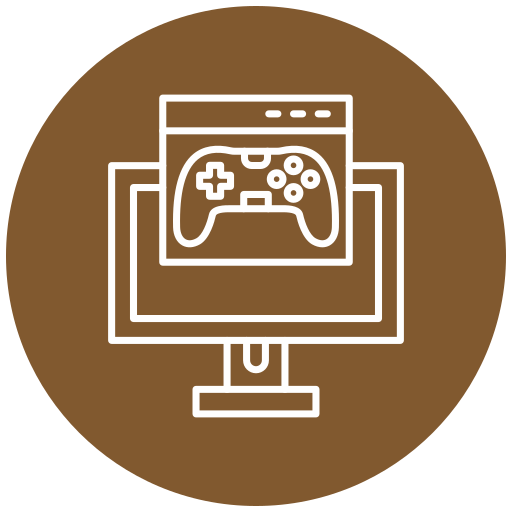 Online game Generic Flat icon